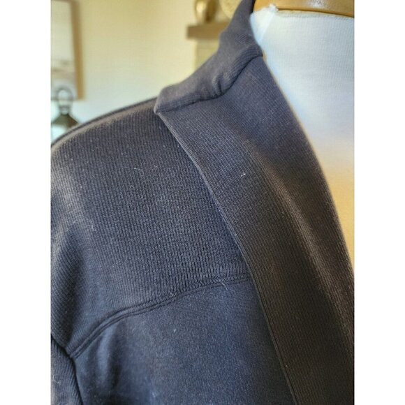 Athleta Long Black Cardigan Sweater‎ Size Small - Picture 4 of 11